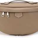 Eslcorri Crossbody Bags for Women - Fashion Sling Purse Shoulder Bag Fanny Pack Leather Causal Chest Bum Bag Cross Body Purse (050 Apricot)