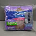 Always Discreet Adult Diapers for Women, Incontinence Underwear, Postpartum Essentials, Disposable Briefs, Max Absorbency, Bladder Leak Protection, Small/Medium, 32ct