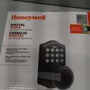Honeywell Electronic Entry Knob Door Lock, Matte Black, 8732501
