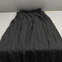 Topdress Women's Chiffon Skirts Elastic High Waist Tea Length A-line Ruffle Beach Skirts (Medium)