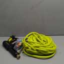 POHIR Pressure Washer Gun and Hose 3600 PSI, Pressure Washer Hose 50ft and Gun, 3/8" Quick Connect Swivel, M22 15mm/14mm Fittings, 30" Extension Wand & 7 Nozzle Tips - for Home & Outdoor Cleaning (50ft Full Set, Green)