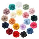 inSowni 20 Pack Colorful Vintage Retro 7cm / 2.8" Rose Flower Alligator Hair Clips Duckbill Hair Barrettes Small Cute Floral Hair Bows Fancy Hair Accessories for Baby Girls Toddlers Kids Teens Women (1 Count (Pack of 20))