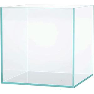 Small Nano Tall Rimless Tank, Glass Fish Tank, Betta Tank (2 Gallon 7.8x7.8x7.8inch/20x20x20cm)