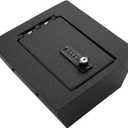 Center Console Gun Safe Vault - KEREN Vehicle Safe Vault Compatible with Toyota Grandhighlander 2024-2026, Anti-Theft High Security Armrest Lock Box with 4-digit Lock with Password Retrieval Key.