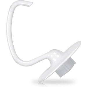 PartsBroz Kitchen Aid Dough Hook Attachment for Stand Mixer 4.5 Qt, 5 Qt for KitchenAid Dough Hook Attachment K45DH for Artisan Bread Kneading Model K45 KSM150 K45SS KSM95 KSM96 KSM90 KSM150PS K45SSWH