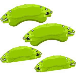 AOOA Aluminum Lime Green Brake Caliper Covers fits Kia EV6 GT-line/Wind/Hyundai Ioniq 5/Ioniq 6 2022-2023(Set of 4)