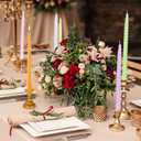 Nuanchu 25 Pcs Spiral Pastel Taper Candles 10 Inch Unscented Dripless Long Tall Twisted Tapered Candlesticks Smokeless for Valentines Easter Dinner Wedding Holiday Church Celebration Party Supplies