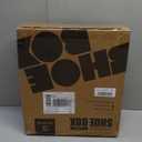 SEE SPRING 12 Pack Shoe Storage Box, Clear Plastic Stackable Shoe Organizer for Closet, Space Saving Foldable Shoe Rack Sneaker Container Bin Holder (Large Fit Size 9, Clear)