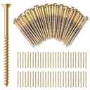Squeaky Floor Fix Screws, 125 Pack - Eliminate Squeaking Noise Under Carpeted, Hardwood, Vinyl & Linoleum Floors