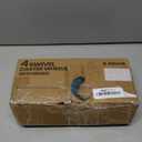 HOLKIE Caster Wheels 3 inch Locking Casters Set of 4, Threaded Stem 3/8" -16 x 1-1/2" (Diameter 3/8", Length 1-1/2") Swivel Heavy Duty Castors Gray