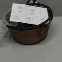 Fumete Copper Beverage Tub with Stand Champagne Ice Bucket Stand, 1 Set