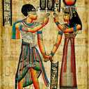 Baocicco 3x5ft Ancient Egyptian Scroll Backdrop Egyptian Mural Photography Background Egypt Pharaohs History Painting Wall Ancient Temple Backdrop Photo Portraits Egypt Party Decor Wallpaper Props