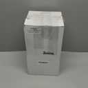 Set of 2 Christmas Lighted Decorative Glass Ball 5.9'' 4.7'' Red Poinsettia Flower Crackle LED Lights for Tabletop Decoration Globe Lamp Battery Operated for Holiday Indoor Party Table Gift