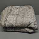 Washable 3x12 Hallway Runner Rug: Vintage Non Slip Soft Rug for Entryway Kitchen Living Room Low-Pile Water Resistant Carpet for Bathroom Nursery Thin Floor Mat for Bedroom Dining Room(Beige,3x12)