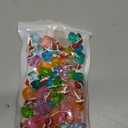 Tindobewan 50 PCS Tiny Ducks Glow in The Dark Mini Resin Ducks Miniature Christmas Hat Duck Figures Ornament for Xmas, Craft, Dollhouse, Slime, Home Decorations(10 Colors)