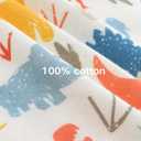 Gender Neutral Baby Clothes Cotton Short Sleeve Pants Double Zipper Footless Coming Home Outfit Boy Girl (6-9 Months, Colorful Dinosaur)