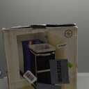 simplehuman 35 Liter / 9.3 Gallon Dual Compartment Under Counter Kitchen Cabinet Pull-Out Recycling Bin and Trash Can, Chrome