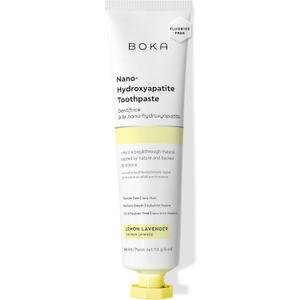 Boka Fluoride Free Toothpaste, Nano Hydroxyapatite Toothpaste, Appropriate for Sensitive Teeth - for Adult, Kids Oral Care - Lemon Lavender Flavor, 4 Fl Oz 1Pk US Manufactured