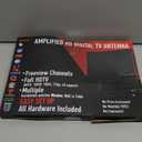 TV Antenna Indoor Long Range 900 Miles, Supports 4K 1080p Smart TV Signal Reception with Signal Amplifier 16ft HDTV Coax Cable