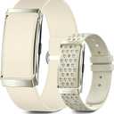 Smart Bracelet for Women Men, Health Activity Fitness Trackers, All-Day Continuous Heart Rate/Blood Pressure/HRV/Stress Monitor, 24H Sleep Tracker, 170+ Sports Modes Smart Band with Free APP 2 Bands (Beige)