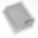 6PCS CHAYUFUN 304 Stainless Steel Wire Mesh Screen, 1mm Hole 20 Mesh, No Rust and Sturdy, Easy to Cut, Heat-Resisting Metal Mesh for Vent, Window Screen Mesh, Cage, Filter Mesh, DIY Projects, etc.