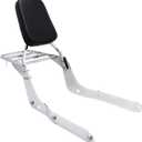 Passenger Backrest Sissy Bar With Comfortable Pad And Luggage Rack Compatible With Honda Shadow Aero 750 VT750C 2004-2022 (Chrome)
