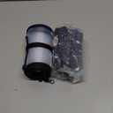 Elevated Inflatable Dog Cone Collar to Stop Licking, Dog Donut Collar After Surgery, Soft Pet Cone Alternative for Small Medium Large Dogs (L(Neck 12"-16"), Navy)