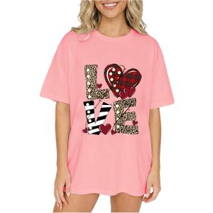 RoseSeek Girl's Graphic Tees Short Sleeve Crewneck T Shirts Casual Summer Tops Cute Preppy Clothes