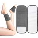 Castor Oil Foot Wrap,2Pcs Organic Castor Oil Packs Reusable Castor Oil Packs for Feet Cold Pressed Castor Oil Wrap for Hand Wrist Ankle Pain (Castor Oil Not Included)