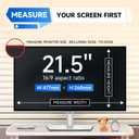 IPROKKO 2 Pack 21.5 inch Anti-Blue Light Monitor Screen Protector for 16:9 Widescreen, Removable Anti Glare Blue Light Blocking Screen Filter, Anti-UV Eye Protection PC Computer Film [Washable Wipes Clean]