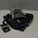 Boys Girls Kids Soccer Jersey #7 Uniform Set | 4-Piece Futbol Kit with Shorts, Socks and Necklace for Youth Children (5-6 Years, Long Sleeve Green#7)