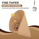 Disposable Coffee Paper Filters, 400 Pcs #4 Cone Unbleached Filter for Cuisinart, Ninja, BLACK+DECKER & other 8-14 Cup Coffee Makers