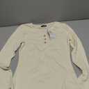 Long Sleeve Shirts for Women size S Color beige