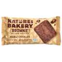 Nature’s Bakery Double Chocolate Brownie Bars, Whole Grains, Dates, and Cocoa, Plant Based, Dairy-Free, Snack Bar, 6 Count, BBD 12/06/2026