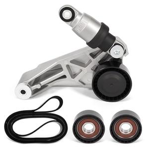 VORGENS 90K-39415 Serpentine Belt Tensioner Kit, Fit for 2012-2018 Jeep Wrangler 3.6L & 2018 Jeep Wrangler JK 3.6L - Replace 4627038AA Drive Belt Pulley and Tensioner Kit