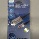 Philips Elite USB C To HDMI Cable 6 Ft