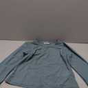 Organic Basics Womens Active Mesh Long-Sleeve Tee Shirt, River, Small