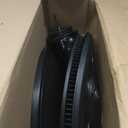 Lasko Pedestal Fan, Oscillating Fan for Bedroom with Adjustable Height and 3 Cooling Speeds, Portable, 18", Black, 1827