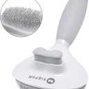Cat Hair Brush,Cat Brush for Shedding,Soft Silicone Self Cleaning Brushes for Short and Long Haired Cats for Grooming and Shedding