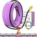 Heat Tape for Water Pipes Self-Regulating Heating Cable 5FT | Automatically adjusts heat output to help prevent frozen metal and plastic pipes while reducing energy use.