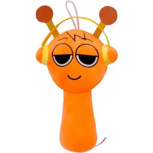 Super JAKES Sprunki Plush, Sprunki Game Plush Toys,Soft Stuffed Animal Pillow Figure Doll Christmas Birthday Gifts for Adult Kids (Orange)