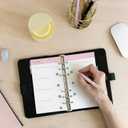 Filofax Calendar Diary Refill, Personal/Compact Size, Week-to-View, Confetti Minimal Diary Pack, Multilingual: Five Languages, 2025 (C68491-25)