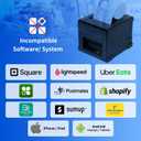 NetumScan 80mm POS Receipt Printer 300mm/s USB Thermal Receipt Printer with Auto Cutter Cash Drawer, USB Ethernet Interface,Support Windows/Mac/Linux, Restaurant Kitchen Printer for ESC/POS,NS8360L