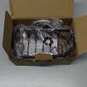 TAILI Sponge Holder with Strong Suction Cup, Dish Sponge Caddy Inside Sink Removable, Rustproof Aluminum for Sponges, Brushes, Stoppers and Scrapers - Black