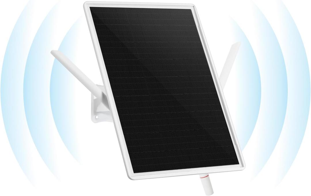 Outdoor Solar WiFi Outdoor Extender Signal Booster, Extends Coverage Up to 500ft, with 15W Solar Panel and 25000mAh Battery, Designed for Outdoor Use