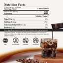Cold Brew Mushroom Coffee, 15 Packets, Coffee Concentrate Liquid with 5 Adaptogenic Mushrooms, 100% Arabica Bean Extract for Immunity - Sugar Free, Keto, Vegan (EXP 05/11/27)