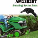 AM136297 Steering Sector Gear For X300 X320 X340 X500 X520 Lawn Tractor, Replace AM136297 M151206