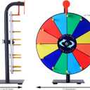 12 Slots Prize Wheel,12 Inch Prizes Spinner with Stand and Heavy Duty Base,Ruleta De Premios,Spin The Wheel for Fortune Spinning Game Carnival & Engaging Home Parties,Tradeshow.