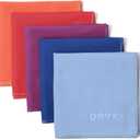 Sweat Absorbing Handkerchiefs - The Original Quick-Dry Microfiber Sweat Rags & Towels for Face, Hands, & Body - Perfect for Gym, Sports, and Work (Desert: 5 Pack)