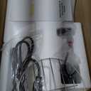 VEVOR 1.1 Gal Water Distiller, 0.3 Gal/ H, Distilled Water Maker Machine 750W 0-99H Timing Set Temp Display, 304 Stainless Steel Countertop Distiller Glass Carafe Cleaning Powder 3 Carbon Packs, Silver